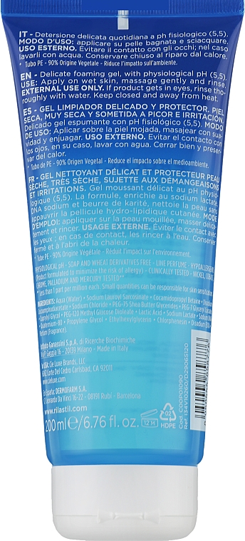 Sanftes Reinigungs-Schutzgel - Rilastil Xerolact Cleansing Gel Delicate & Protective — Bild N2