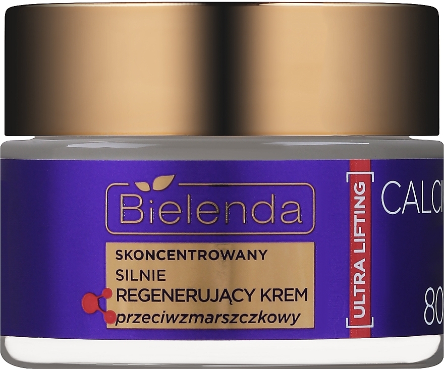 Regenerierende Anti-Falten-Creme 80+ - Bielenda Calcium + Q10  — Bild N1