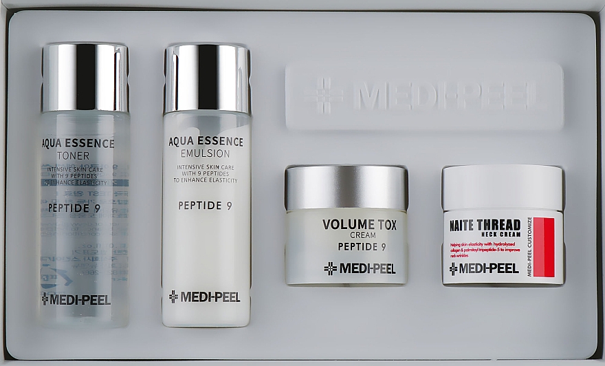Set - Medi Peel Peptide Skincare Trial Kit (toner/30ml + emulsion/30ml + cr/10g + cr/10g) — Bild N2