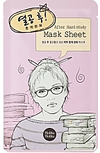 Reinigende Tuchmaske für das Gesicht nach einem schwierigen Lerntag - Holika Holika After Mask Sheet Hard Study — Bild N1