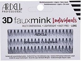 Düfte, Parfümerie und Kosmetik Wimpernset - Ardell 3D Faux Mink Individuals Long Black