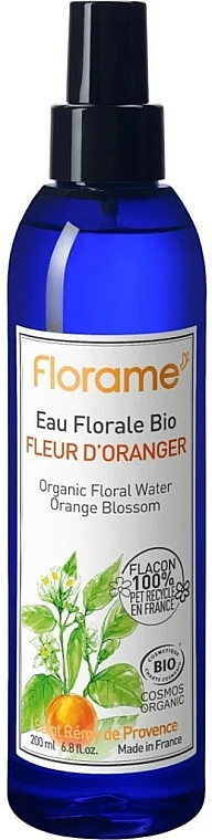 Orangenblütenwasser für das Gesicht - Florame Organic Orange Floral Water — Bild N1