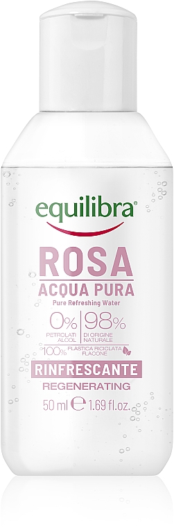 GESCHENK! Gesichtswasser - Equilibra Rose Acqua Pura Pure Refreshing Water Regenerating — Bild N1