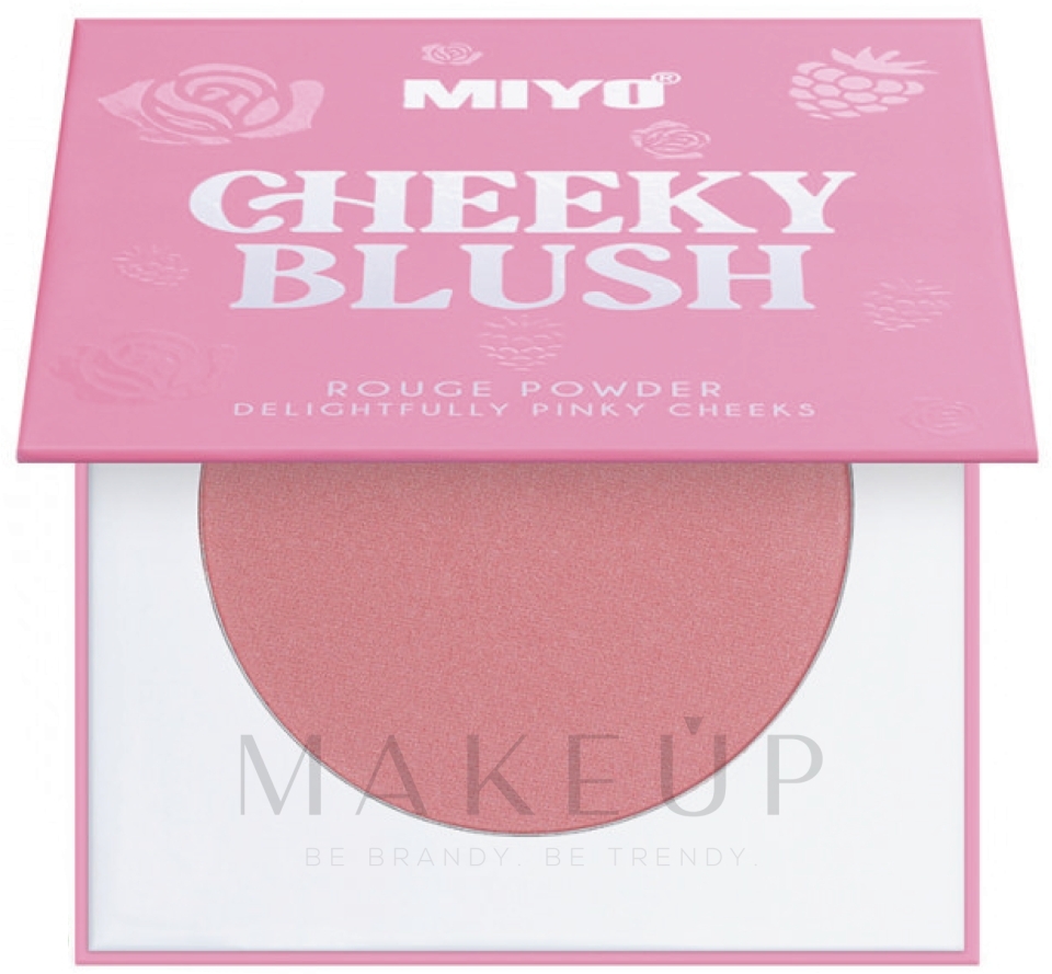 Puderrouge - Miyo Cheeky Blush Rouge Powder Delightfully Pinky Cheeks — Bild 02 - Sweet Liar