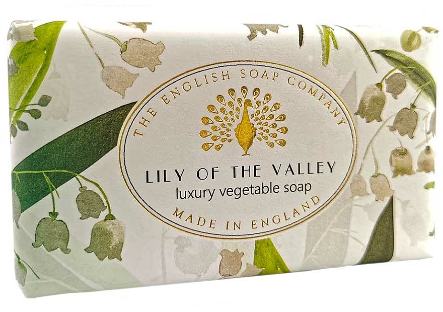 Luxuriöse Seife mit Sheabutter und Maiglöckchen-Duft - The English Soap Company Vintage Collection Lily of The Valley Soap — Bild N1