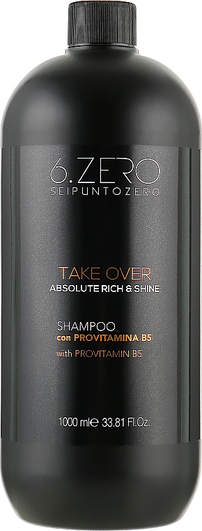 Shampoo für trockenes und stumpfes Haar - Seipuntozero Take Over Absolute Rich And Shine Shampoo — Bild N1