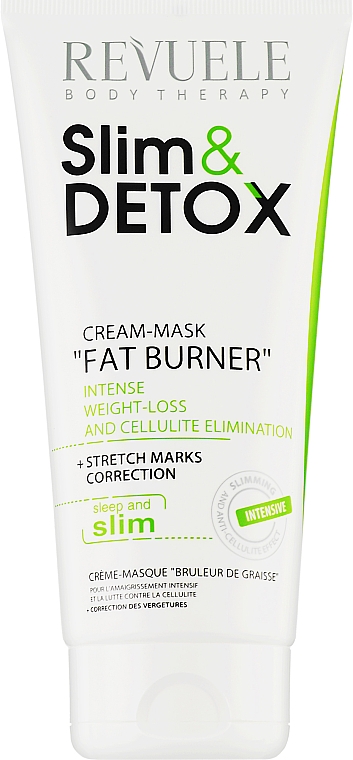 Fettverbrennende Crememaske - Revuele Slim & Detox Cream Mask Fat Burner — Bild N1