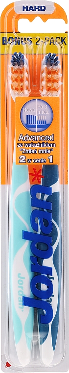 Zahnbürste hart blau - Jordan Advanced Toothbrush — Bild N1