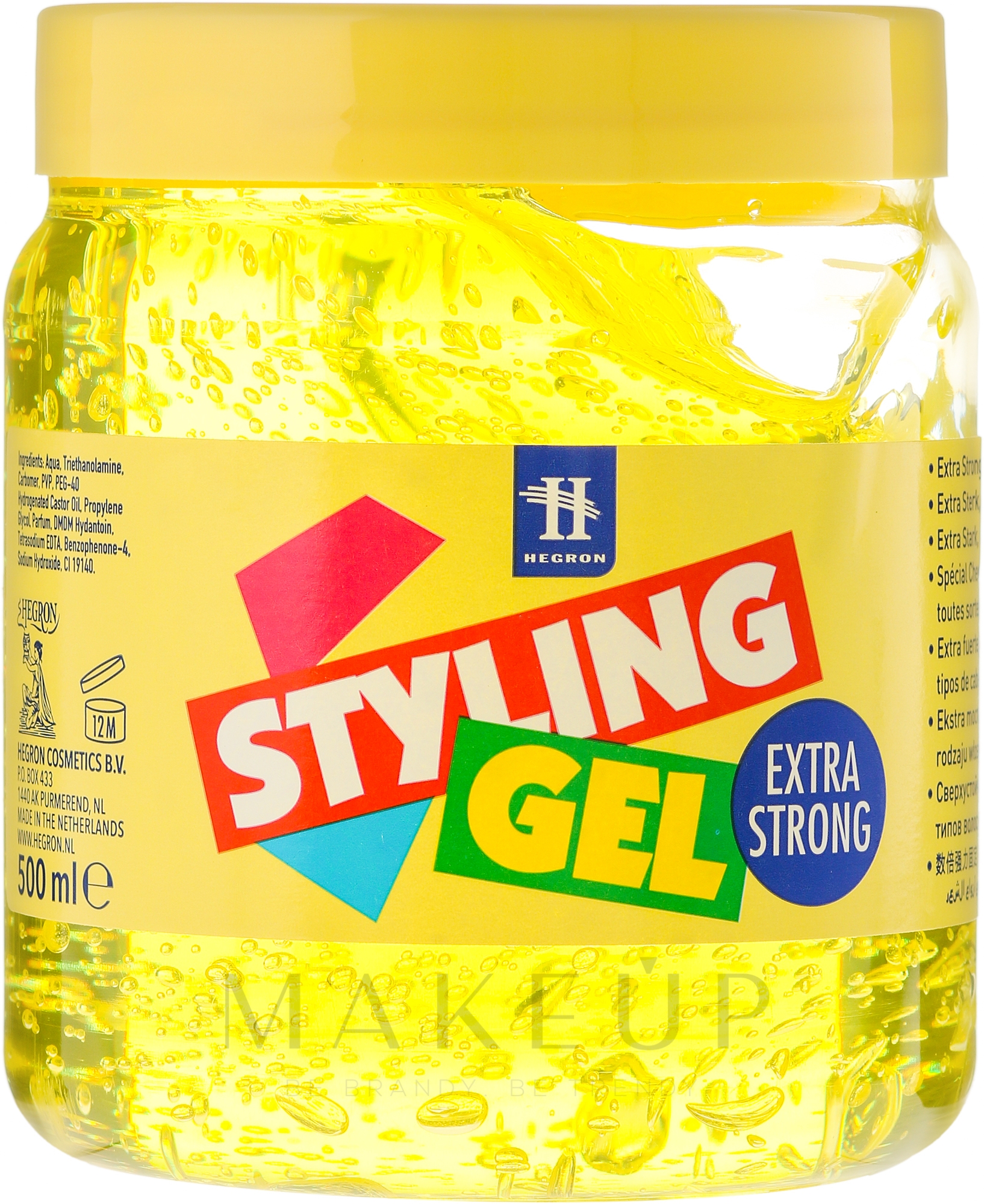 Haargel Extra straker Halt - Tenex Styling Gel — Bild 500 ml