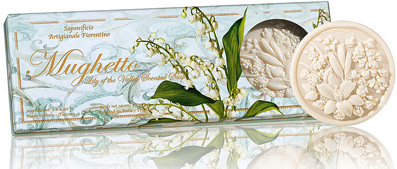 Naturseifen-Geschenkset - Saponificio Artigianale Fiorentino Lily Of The Valley Soap Ischia Collection — Bild N1