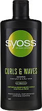 Düfte, Parfümerie und Kosmetik Shampoo für welliges und lockiges Haar - Syoss Curls & Waves Shampoo