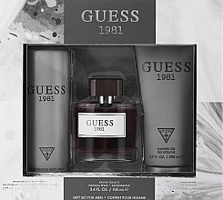 Guess 1981 For Men - Set (Eau de Toilette/100 ml + Duschgel/200 ml + Deodorant/226 ml) — Bild N1