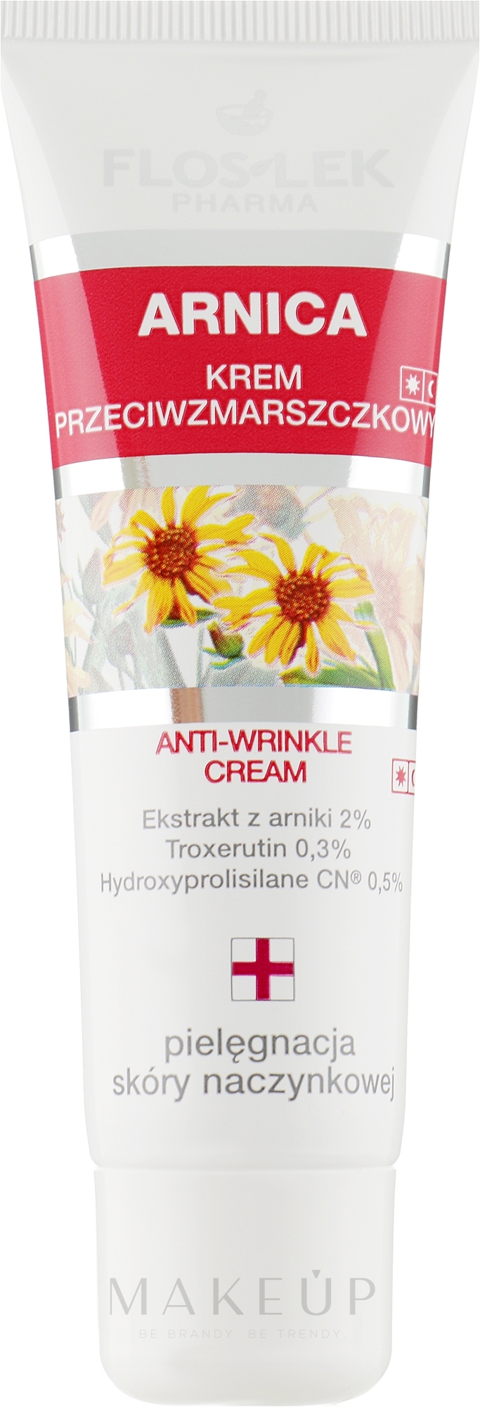 Gesichtscreme gegen Falten mit Arnikaextrakt - Floslek Anti-Wrinkle Arnica Cream — Bild 50 ml