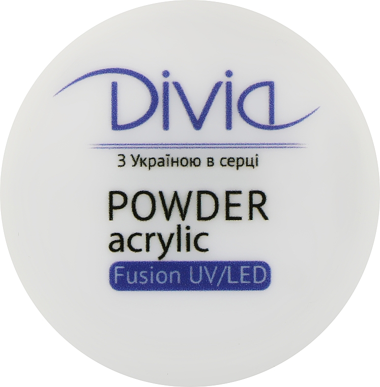 Acrylpulver zur Nagelverlängerung Di1814 - Divia Acrylic Powder Fusion UV/LED — Bild N1