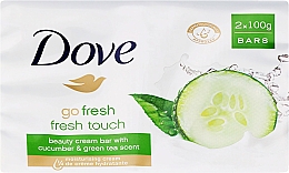 Düfte, Parfümerie und Kosmetik Cremeseife mit Gurke und grünem Tee - Dove Go Fresh Cream Bar With Cucumber & Green Tea Scent