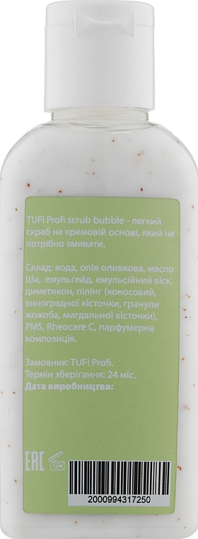 Handpeeling Buble - Tufi Profi Scrub — Bild N2