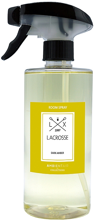 Lufterfrischer-Spray Dunkler Bernstein - Ambientair Lacrosse Dark Amber Room Spray — Bild N1