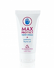 Handcreme mit Präbiotikum und Thymianöl - Bulgarian Rose Max Protect Hand Cream — Bild N1