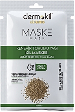 Düfte, Parfümerie und Kosmetik Tonmaske mit Hanföl - Dermokil Hemp Seed Oil Clay Mask 