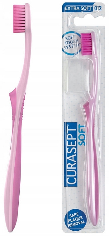 Zahnbürste Extra Soft 0.12 weich rosa - Curaprox Curasept Toothbrush — Bild N3