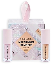 Lippenset - Makeup Revolution Mini Shimmer Bomb Duo Gift Set (Lipgloss 2x1.4ml) — Bild N1