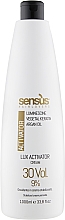 Stabilisierende oxidierende Creme 9% - Sensus Lux Activator Cream 30 Vol — Bild N1