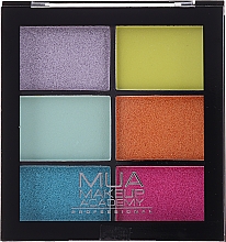 Düfte, Parfümerie und Kosmetik Lidschattenpalette - MUA Makeup Academy Professional 6 Shade Palette