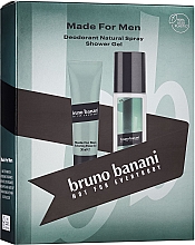 Bruno Banani Made For Men - Duftset (Parfümiertes Körperspray 75ml + Duschgel 50ml) — Bild N1
