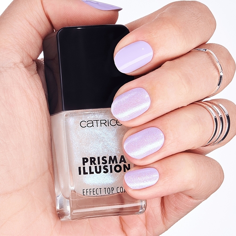 Überlack für Nägel mit Prismeneffekt  - Catrice Prisma Illusion Effect Galactic Dust Top Coat  — Bild N5