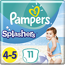 Einweg Schwimmwindeln Größe 4-5 (9-15 kg) 11 St. - Pampers Splashers — Bild N3