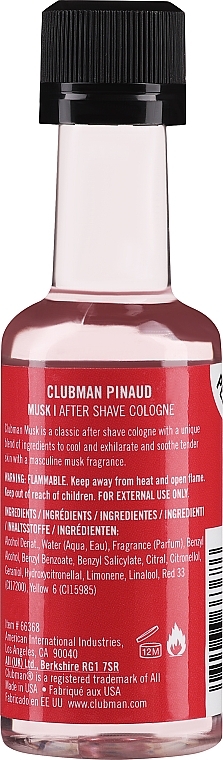 Clubman Pinaud Musk - After Shave Cologne  — Bild N2