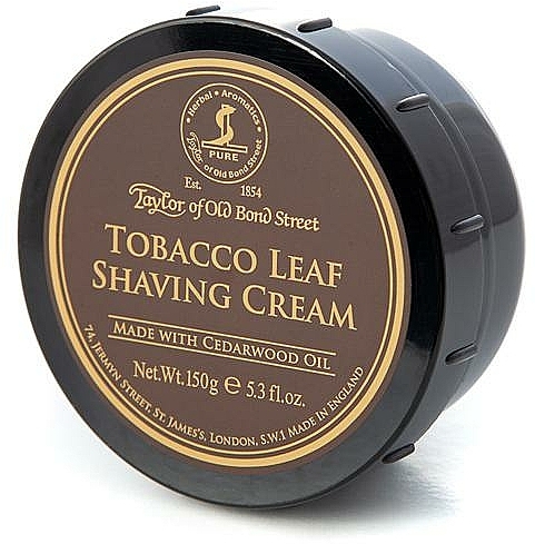 Rasiercreme mit Tabakduft - Taylor of Old Bond Street Tobacco Leaf Shaving Cream Bowl