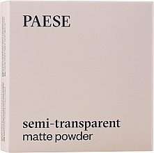 Mattierender Kompaktpuder für das Gesicht - Paese Matter Powder Semitransparent  — Bild N3