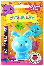 Lippenbalsam Cute Bunny Blaubeere - Chlapu Chlap Blueberry Lip Balm — Bild N1