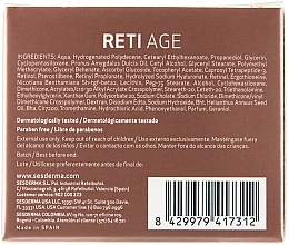 Anti-Aging Gesichtscreme mit 3-Retinol-System - SesDerma Laboratories Reti Age Facial Antiaging Cream 3-Retinol System — Bild N3