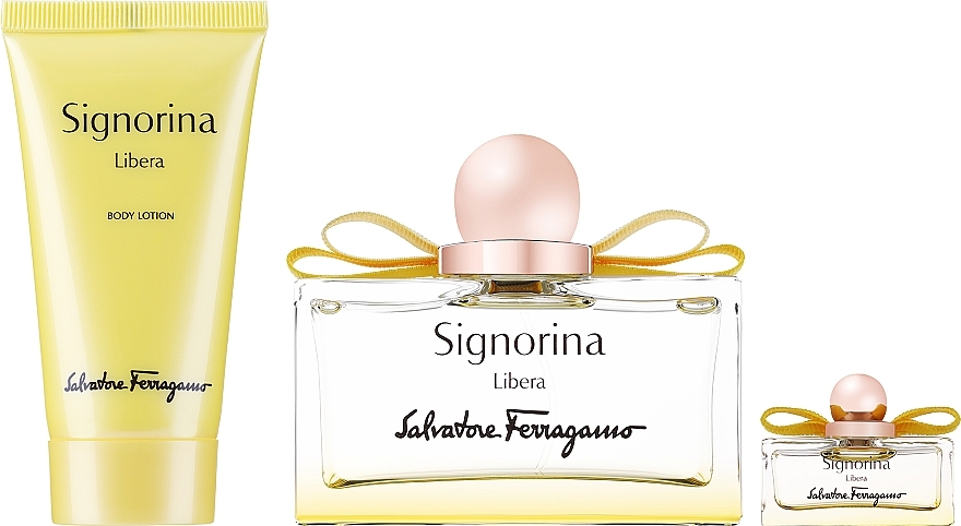 Ferragamo Signorina Libera  - Duftset (lot/50ml + edp/100ml + edp/5ml) — Bild N1