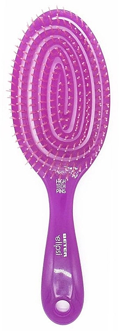 Haarbürste violett - Beter Small Elipsi High Tech Pins Detangling Brush — Bild N1