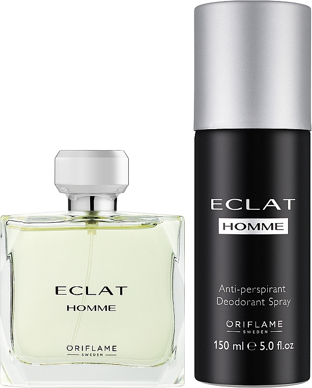 Oriflame Eclat Homme - Duftset (Eau de Toilette 75 ml + Deospray 150 ml)  — Bild N2