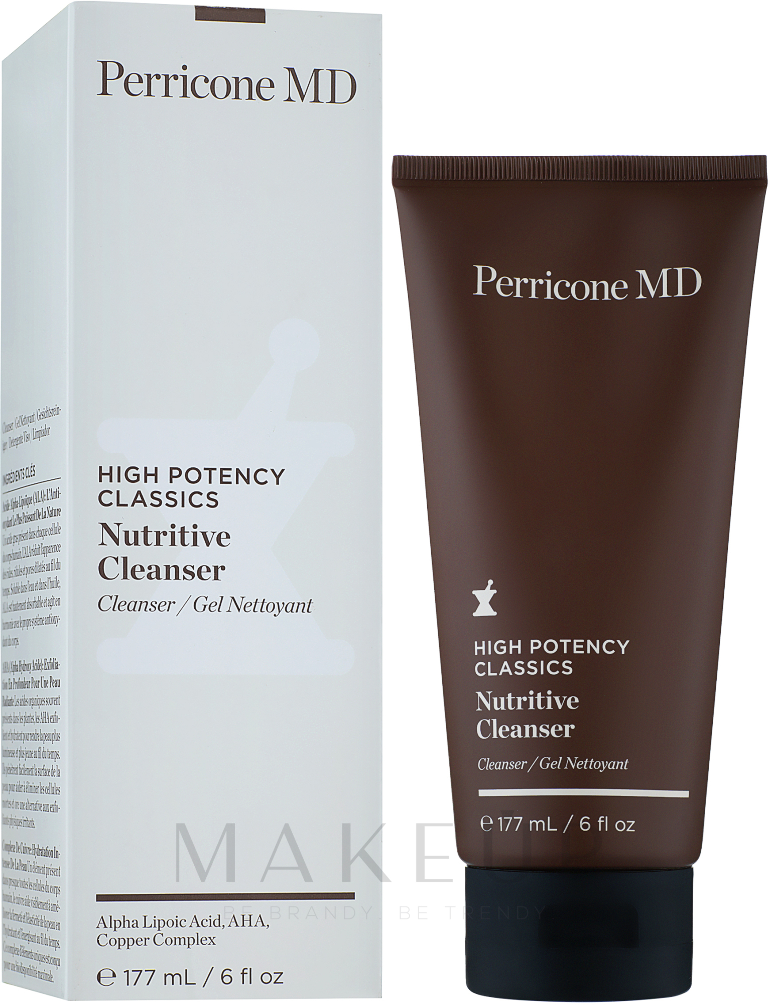 Nährender Gesichtsreiniger mit Alpha-Liponsäure für alle Hauttypen - Perricone MD High Potency Classics Nutritive Cleanser — Bild 177 ml