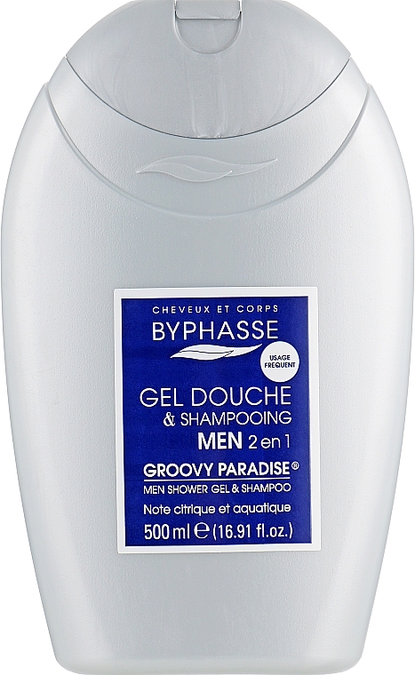 2in1 Duschgel und Shampoo für Männer - Byphasse Men Shower Gel-Shampoo 2in1 Groovy Paradise — Bild N1