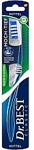 Düfte, Parfümerie und Kosmetik Zahnbürste mittel blau - Dr. Best Classic Toothbrush High-Low