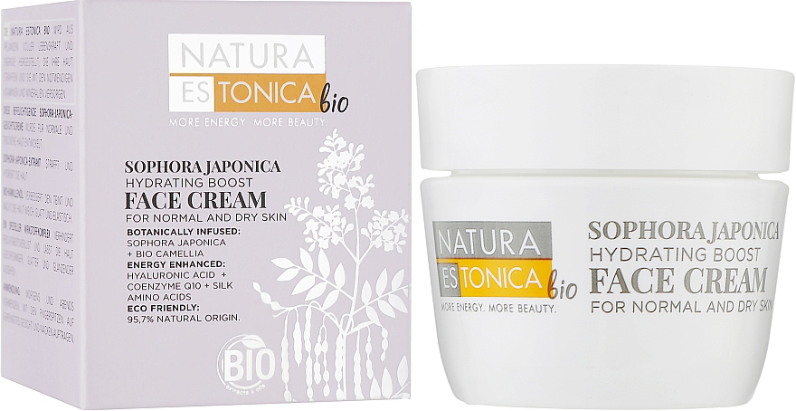 Feuchtigkeitsspendende Gesichtscreme mit japanischem Schnurbaum - Natura Estonica Sophora Japonica Face Cream — Bild N2