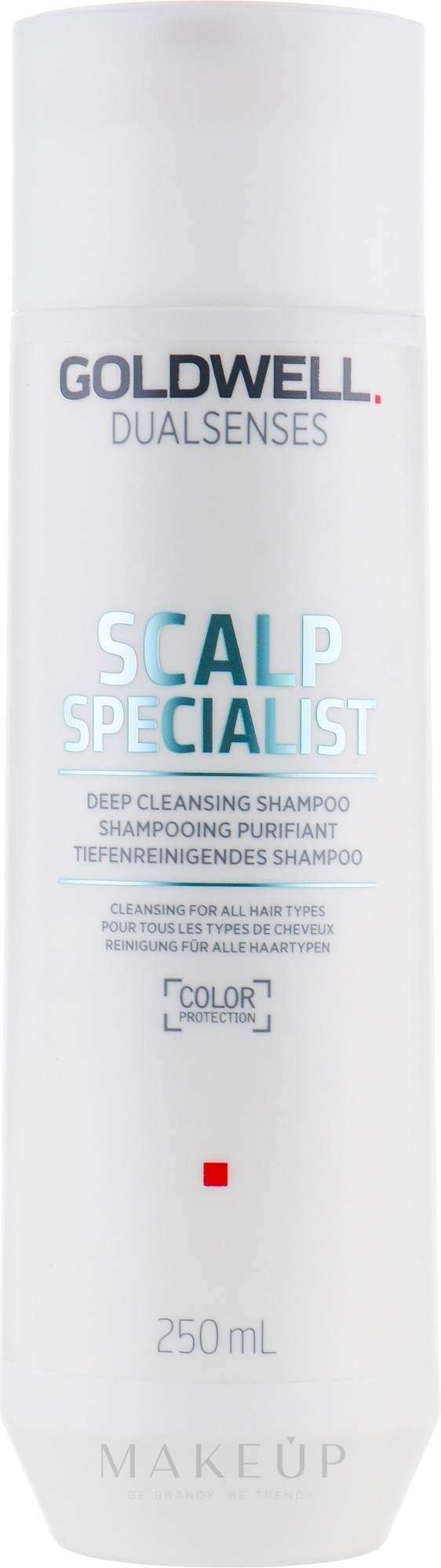Tiefenreinigendes Shampoo für alle Haartypen - Goldwell DualSenses Scalp Specialist Deep Cleansing Shampoo — Bild 250 ml