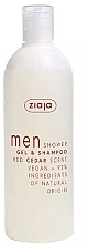Düfte, Parfümerie und Kosmetik Duschgel-Shampoo rote Zeder - Ziaja Men 