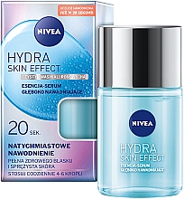 Tief feuchtigkeitsspendendes Gesichtsserum mit Hyaluronsäure - Nivea Hydra Skin Effect Essence-Serum Deeply Hydrating — Bild N1