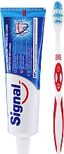 Set - Signal Cavity Protection Toothpaste (Zahnpasta Cavity Protection 100ml + Zahnbürste rot 1 St.) — Bild N2