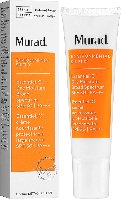 Schützende und feuchtigkeitsspendende Tagescreme für das Gesicht SPF 30 - Murad Environmental Shield Essential-C Day Moisture Board Spectrum SPF30 PA++ — Bild N2