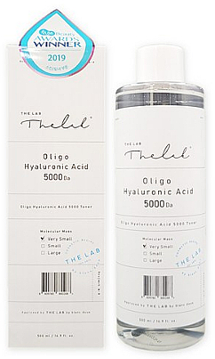 Feuchtigkeitsspendendes und revitalisierendes Gesichtstonikum - The Lab Oligo Hyaluronic Acid 5000 Toner — Bild N3