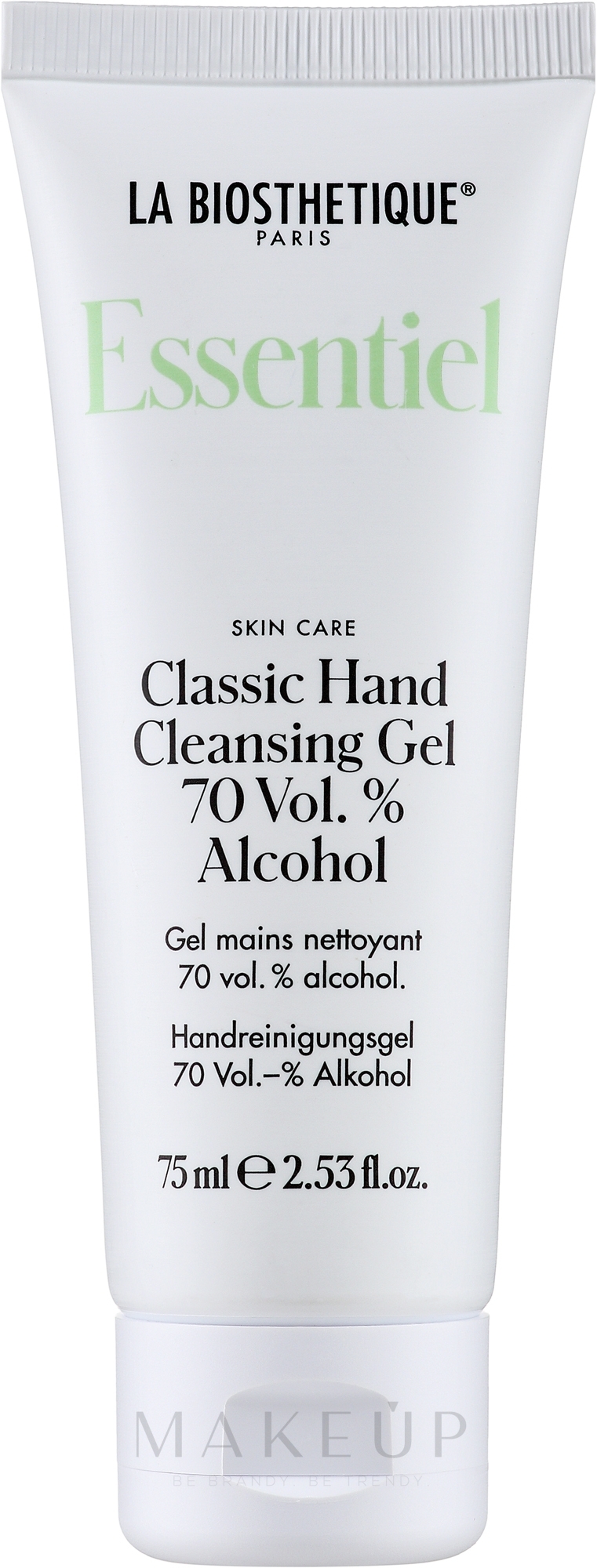 Handreinigungsgel - La Biosthetique Essentiel Classic Hand Cleansing Gel — Bild 75 ml