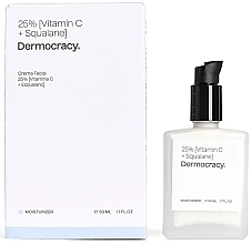 Düfte, Parfümerie und Kosmetik Gesichtscreme - Dermocracy 25% Vitamin C Complex + Squalane Face Cream